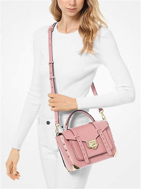 michael michael kors manhattan medium top-handle school satchel|michael kors manhattan optic white.